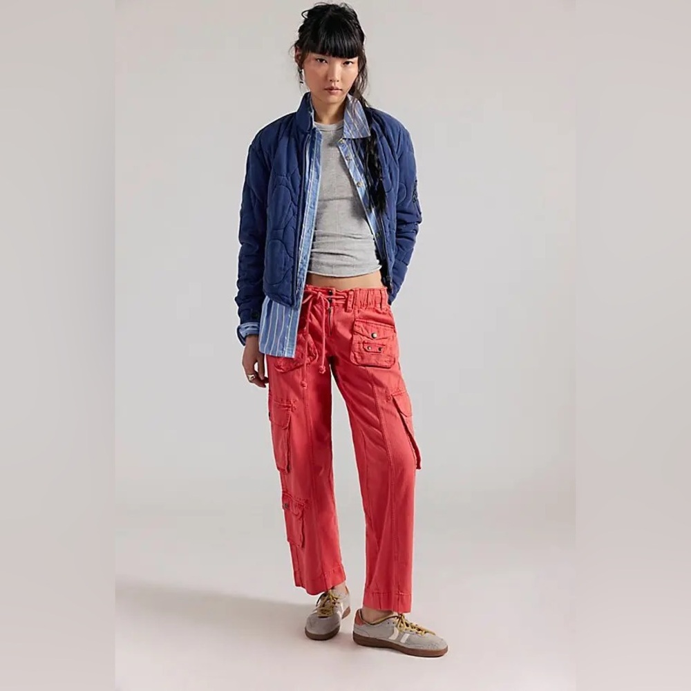NWT FREE PEOPLE Tahiti Cargo Pants | Paprika MSRP $138 SOLD OUT COLOR